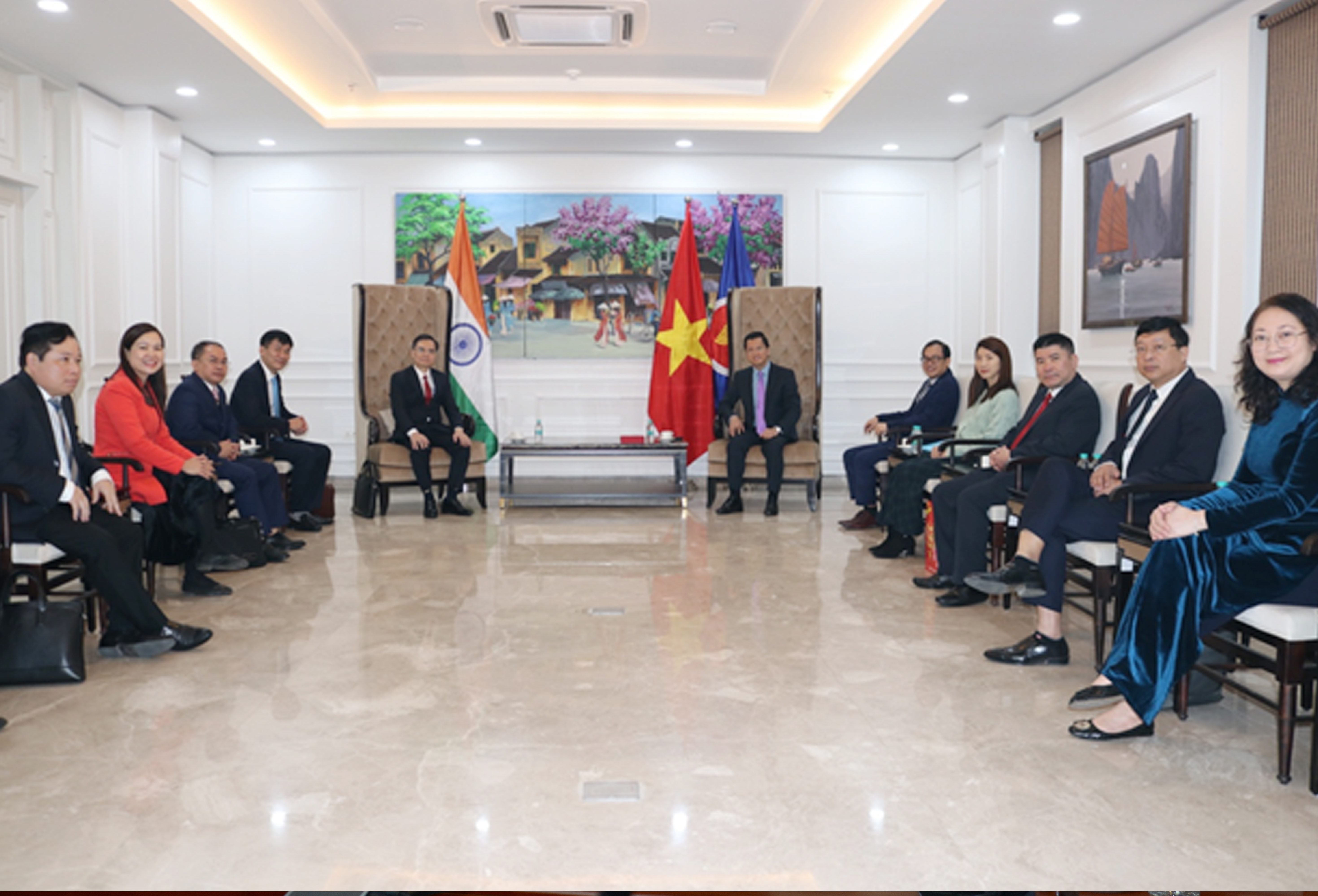 Đoàn công tác Học viện Chính trị quốc gia Hồ Chí Minh thăm và làm việc tại Ấn Độ